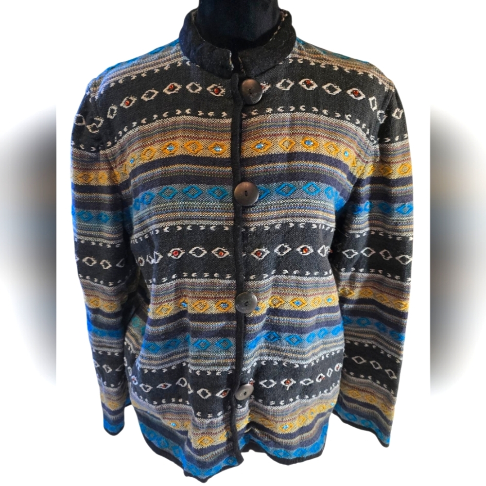 Think Positive Cotton Cardigan  Medium